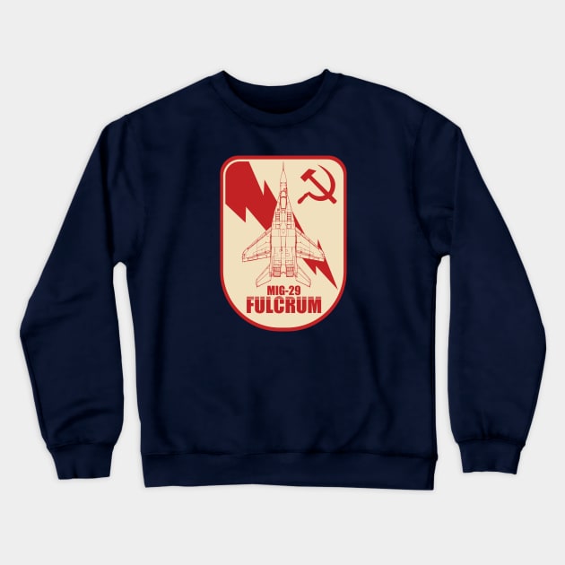 Mig-29 Fulcrum Crewneck Sweatshirt by Firemission45